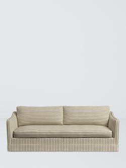 John Lewis x Sanderson Islington Pinetum Stripe Large 3 Seater Sofa - view 2, Sage