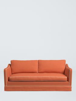 John Lewis x Sanderson Islington Medium 2 Seater Sofa - view 2, Rowan Berry/Manilla Beige