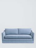 John Lewis x Sanderson Islington Pinetum Stripe Medium 2 Seater Sofa, Cobalt