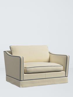 John Lewis x Sanderson Islington Loveseat, Manilla/Cobalt