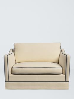 John Lewis x Sanderson Islington Loveseat - view 2, Manilla/Cobalt