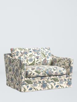 John Lewis x Sanderson Islington Newnham Courtney Loveseat, Indigo/Olive