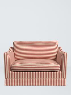 John Lewis x Sanderson Islington Pinetum Stripe Loveseat - view 2, Rowan Berry