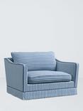 John Lewis x Sanderson Islington Pinetum Stripe Loveseat, Cobalt Blue