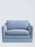 John Lewis x Sanderson Islington Pinetum Stripe Loveseat, Cobalt Blue