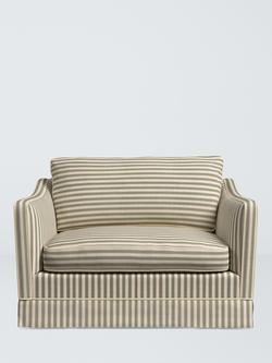 John Lewis x Sanderson Islington Pinetum Stripe Loveseat - view 2, Sage
