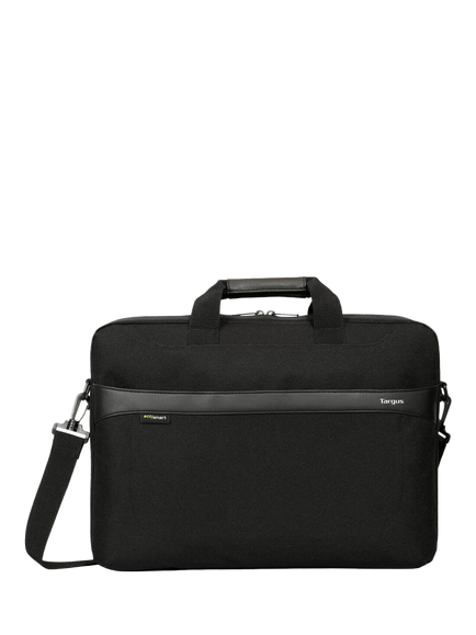 Targus GeoLite EcoSmart Slim Briefcase 13-14" for Laptops up to 14", Black, Black