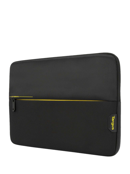 Targus CityGear Laptop Sleeve for Laptops up to 15.6", Black, Black