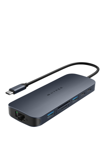 Targus HyperDrive Next 11 Port USB-C Hub, 140W, Midnight Blue, Midnight Blue