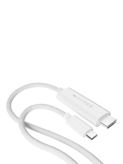 Targus HyperDrive USB-C to HDMI 4K Cable, 2.5m, White, White