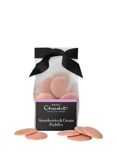 Hotel Chocolat Strawberries & Cream Chocolate Puddles, 115g