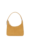 BY FAR Rhea Suede Shoulder Bag, Ochre
