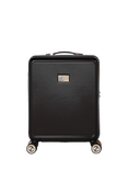 Dune London Olivia 4-Wheel 55cm Cabin Case, 39L, Black