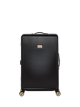 Dune London Olivia 4-Wheel 77cm Large Suitcase, 105L, Black