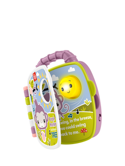 Fisher-Price Purple Monkey Musical Storybook - view 2, Multi