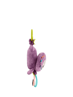 Fisher-Price Sing & Go Purple Monkey Stroller Toy - view 2, Multi