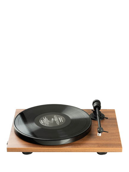 Pro-Ject E1 Phono Turntable with 8.6” Tonearm, Walnut, Walnut