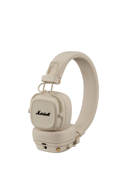 Marshall Major V Wireless Bluetooth On-Ear Headphones, Cream