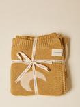 Claude & Co Organic Cotton Knitted Baby Blanket, Golden