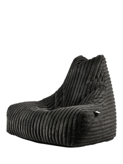 Extreme Lounging Cord Beanbag Chair, Grey