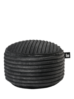 Extreme Lounging Cord Pouffe, Grey