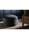 Extreme Lounging Cord Pouffe, Grey
