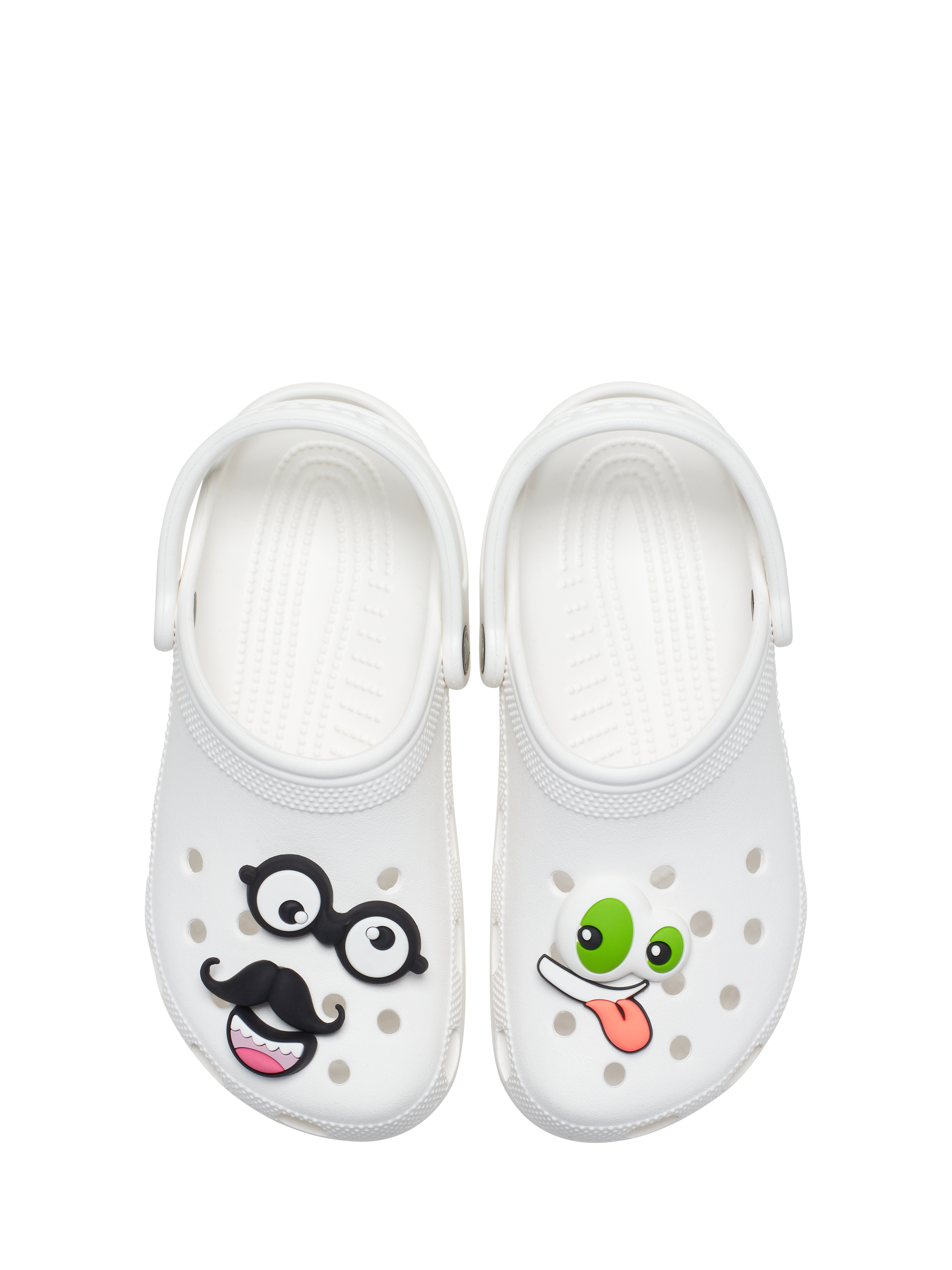 Product image 3 of 4, which shows Crocs Kids' Build Your Own Faces Jibbitz, Set of 5, Multi