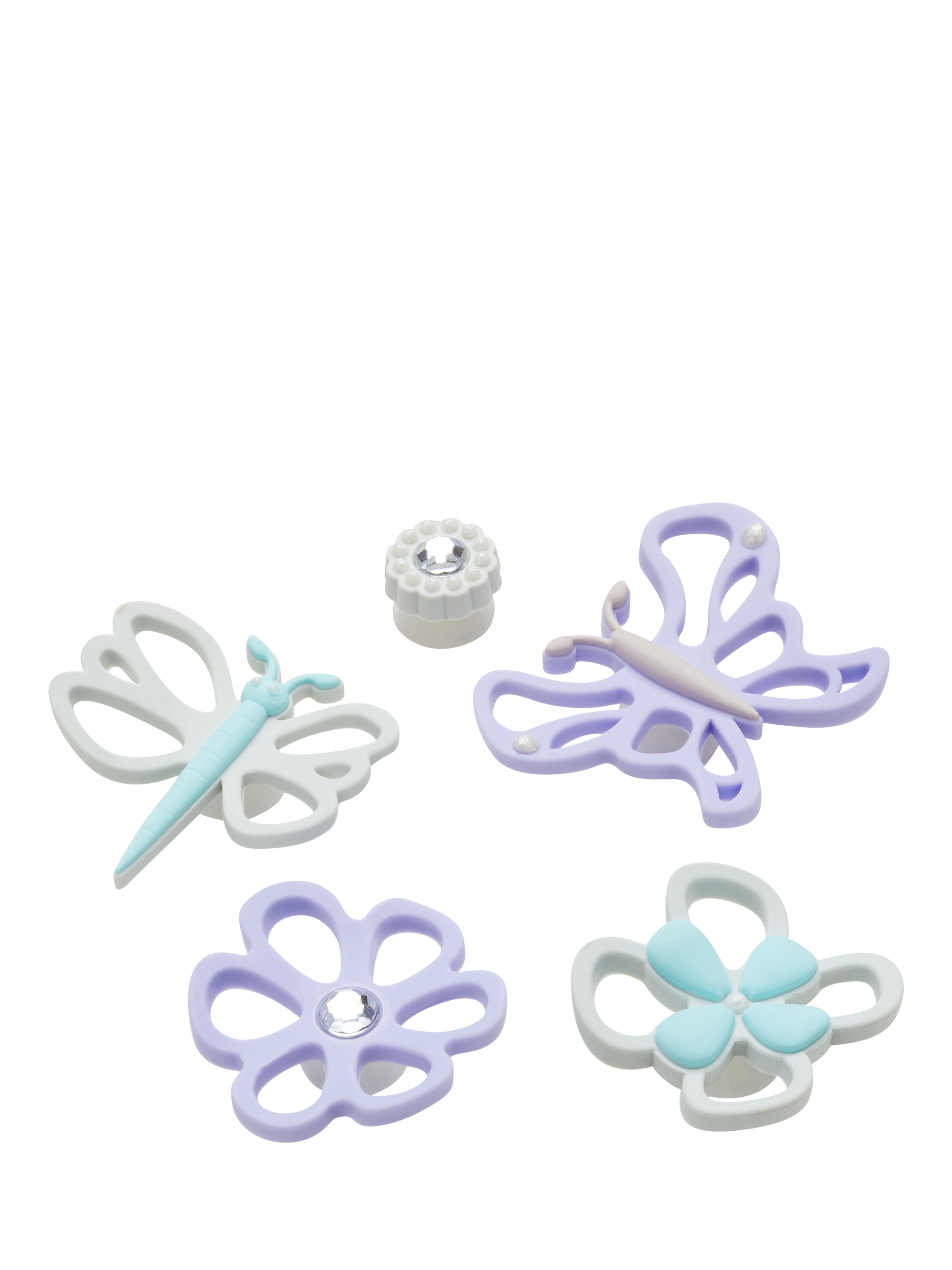 Product image 2 of 4, which shows Crocs Kids' Cut-Out Jibbitz, Set of 5, Multi