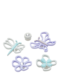 Crocs Kids' Cut-Out Jibbitz, Set of 5, Multi - view 2, Multi