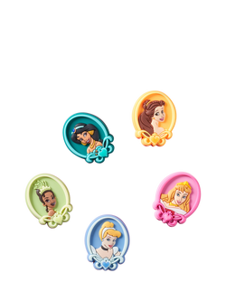 Crocs Kids' Disney Princess Jibbitz, Set of 5, Multi, Multi