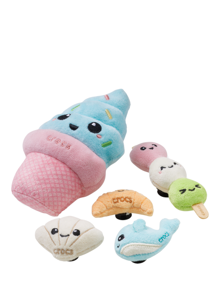 Crocs Kids' Magical Plush Jibbitz, Set of 5, Multi - view 2, Multi