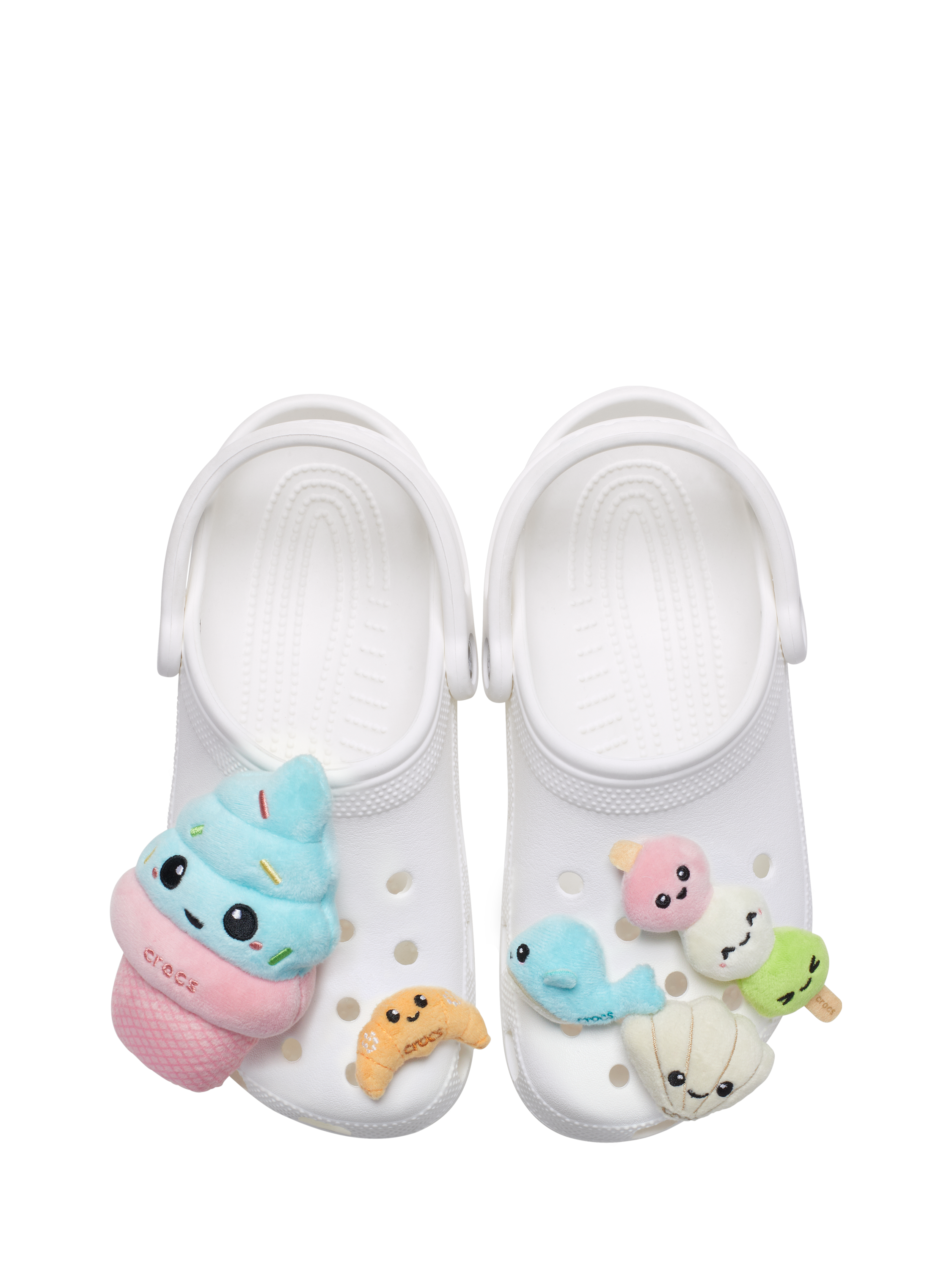 Product image 3 of 4, which shows Crocs Kids' Magical Plush Jibbitz, Set of 5, Multi
