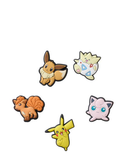 Crocs Kids' Pokémon Jibbitz, Pack of 5, Multi, Multi
