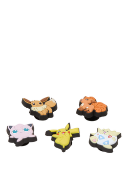 Crocs Kids' Pokémon Jibbitz, Pack of 5, Multi - view 2, Multi