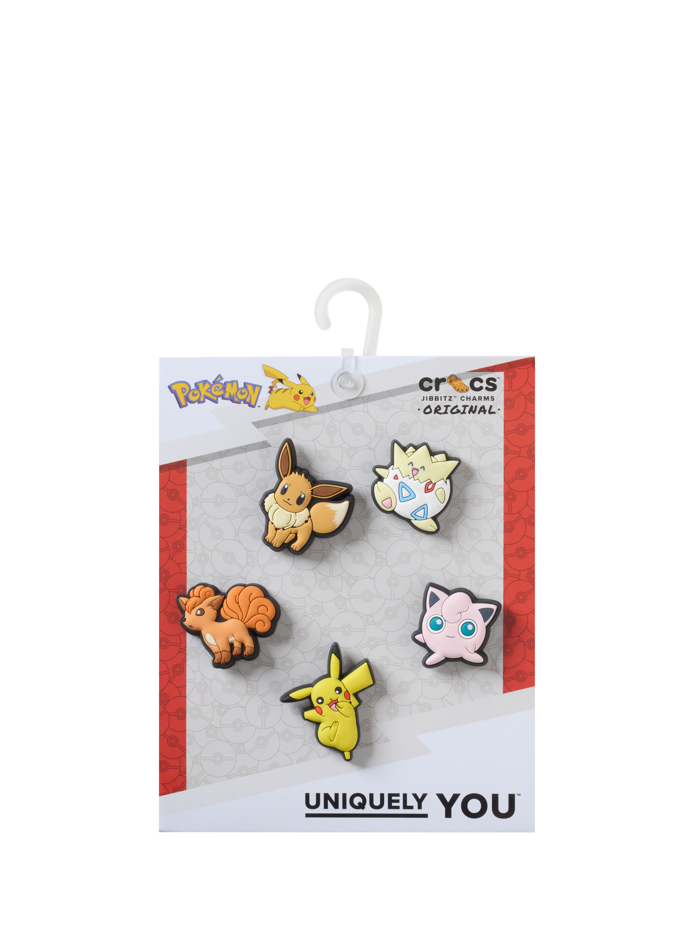 Product image 4 of 4, which shows Crocs Kids' Pokémon Jibbitz, Pack of 5, Multi