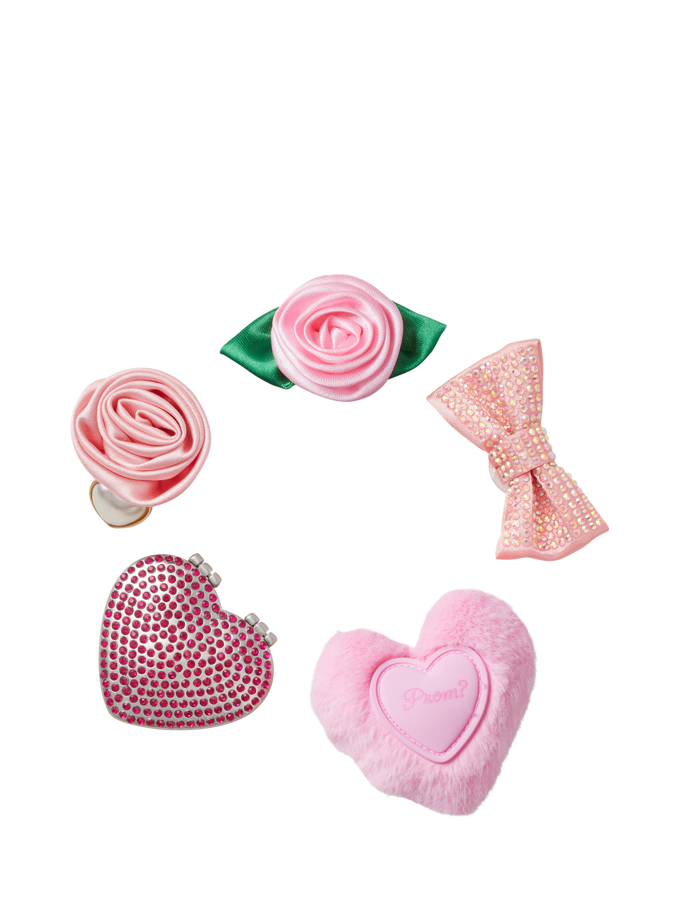Product image 1 of 4, which shows Crocs Kids' Prom Jibbitz, Set of 5, Multi