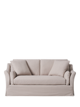 John Lewis Bude Medium 2 Seater Sofa, Easy Clean Natural Linen, Taupe Native Linen