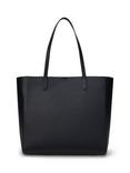 Lauren Ralph Lauren Cameryn Pebbled Leather Large Tote Bag, Black