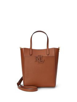 Lauren Ralph Lauren Cameryn Small Pebbled Leather Tote Bag, Lauren Tan