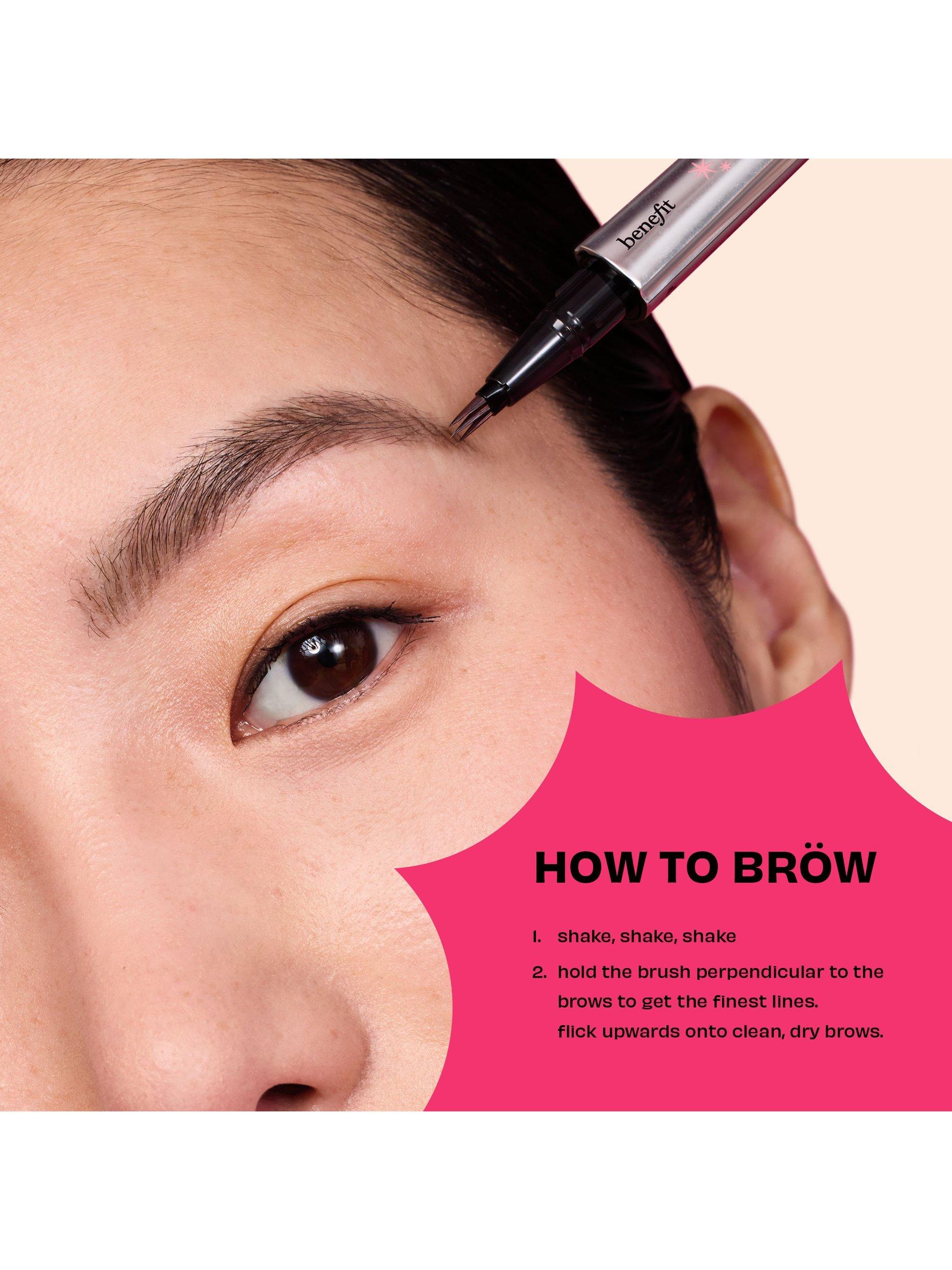 Product image 9 of 9, which shows Benefit Mighty Fine Brow Pen, 05 Warm Black-Brown