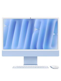 2024 Apple iMac 24 All-in-One, M4 Processor, 24GB RAM, 512GB SSD, 10‑Core GPU, 23.5” 4.5K, Blue