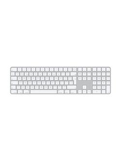 Apple Magic Keyboard with Touch ID & Numeric Keypad (2024) for Mac Models with Apple Silicon, British English, White