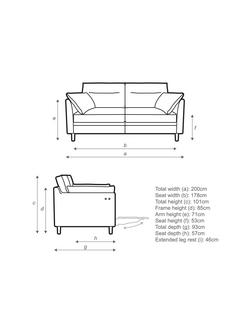 John Lewis Munro High Back Motion Large 3 Seater Sofa - view 2, 