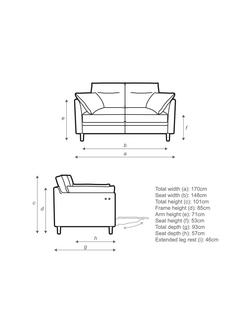 John Lewis Munro High Back Motion Medium 2 Seater Sofa - view 2, 