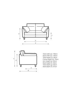 John Lewis Munro High Back Small 2 Seater Sofa - view 2, 