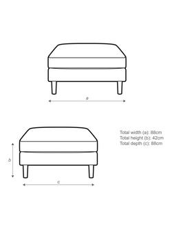 John Lewis Munro Footstool - view 2, 