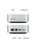 2024 Apple Mac mini Desktop Computer, M4 Processor, 16GB RAM, 256GB, Silver