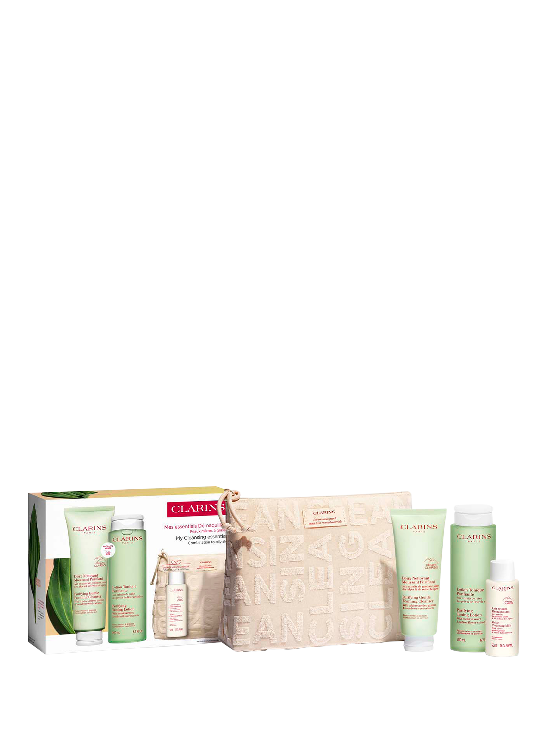 Clarins My Cleansing Essentials Combination to Oily Skin Skincare Gift Set