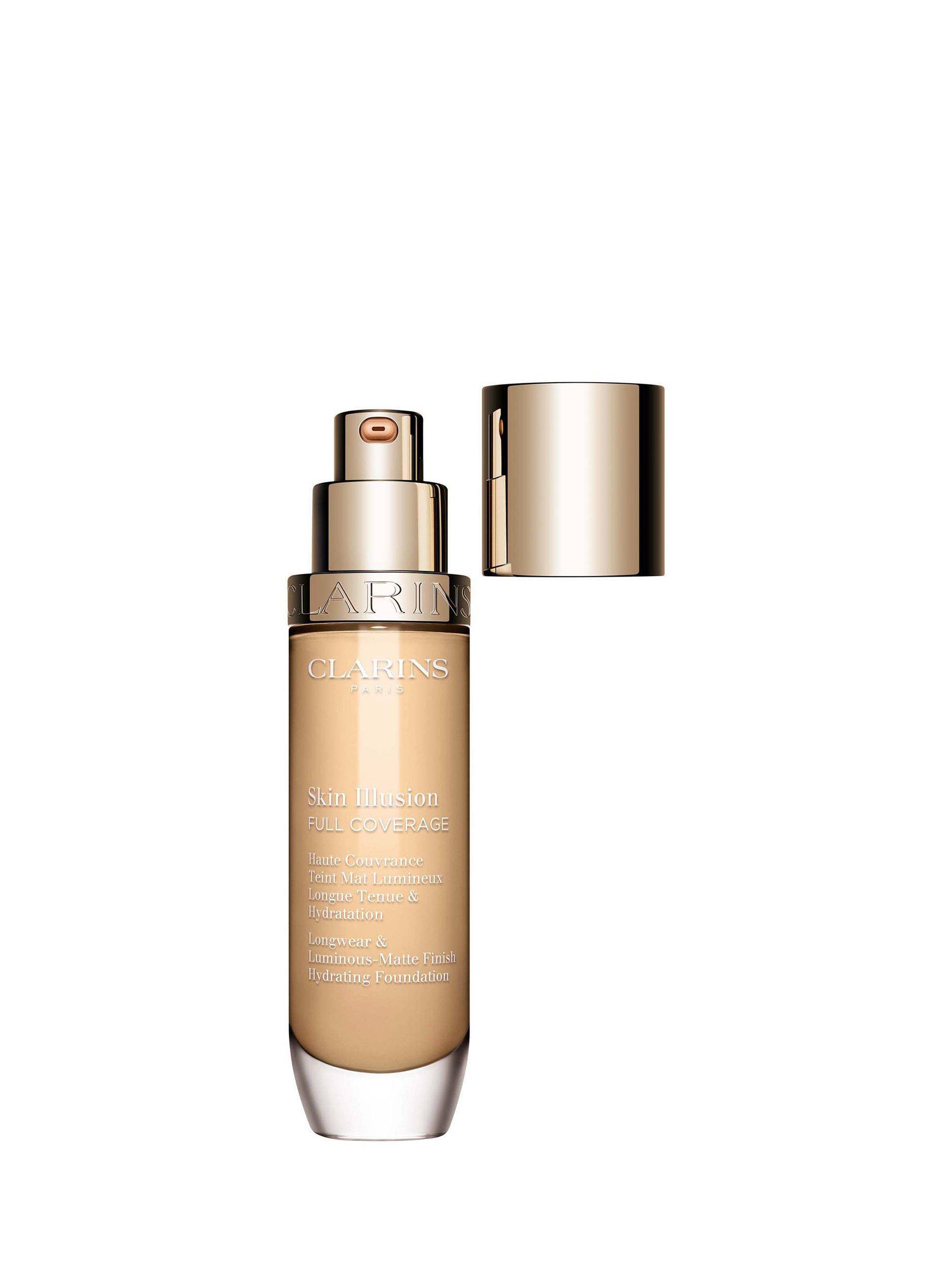 Product image 4 of 8, which shows Clarins Skin Illusion Full Coverage Foundation, 100.5W
