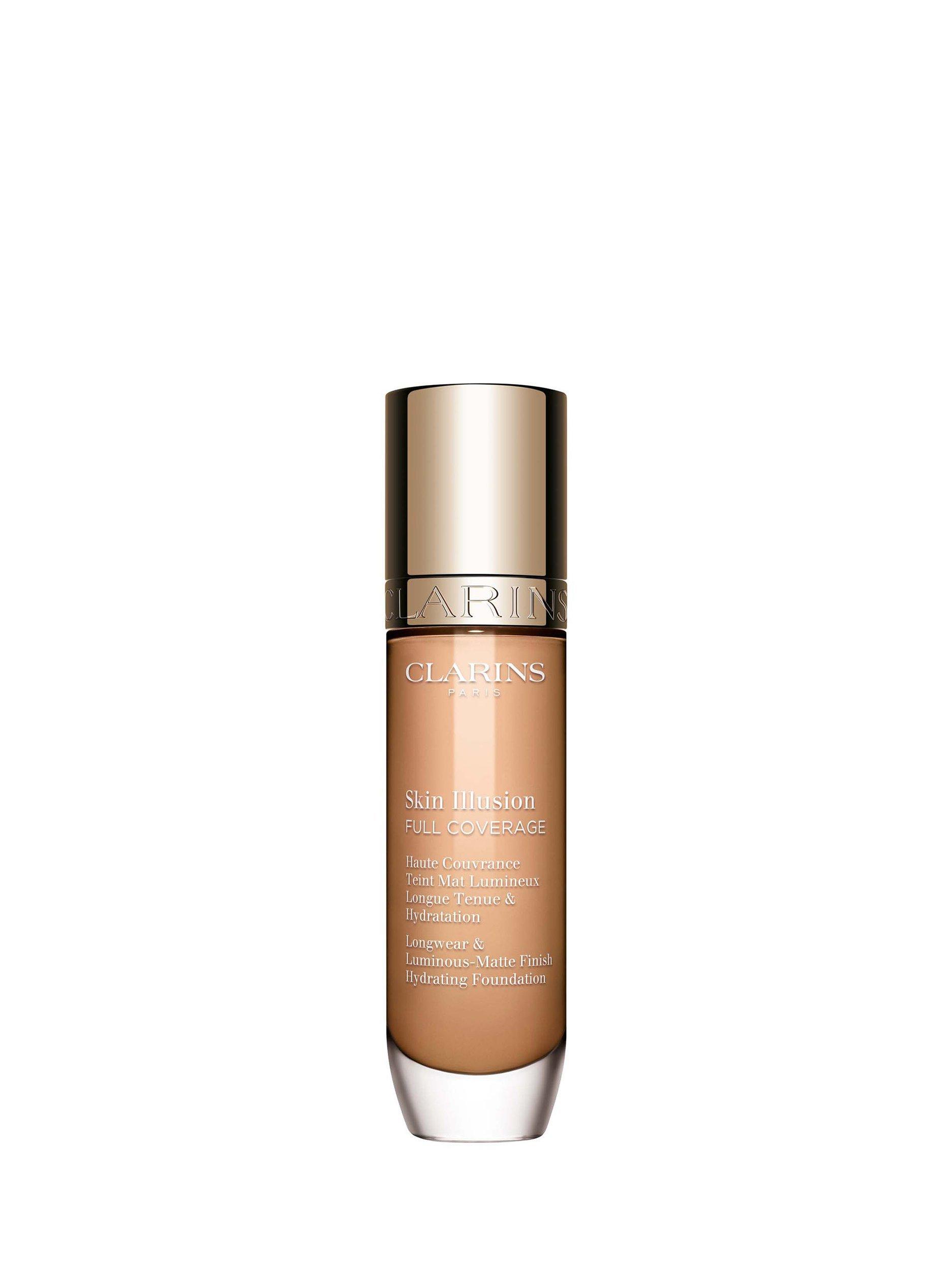 Product image 1 of 8, which shows Clarins Skin Illusion Full Coverage Foundation, 108.3N